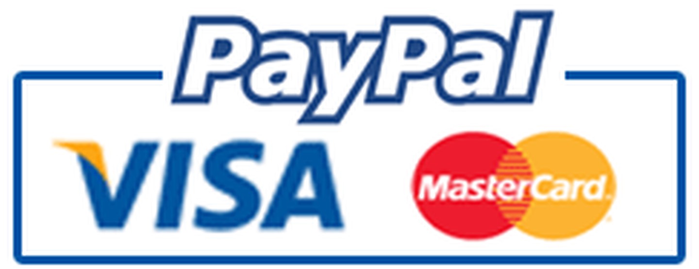 Paypal credit card logos